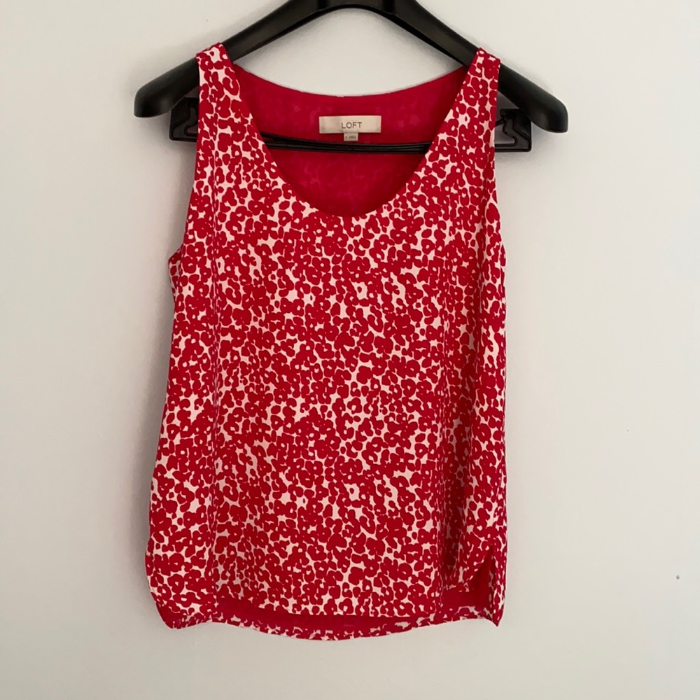 Animal print pink. Ann Taylor Loft rayon